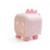 LED Cartoon Alarm Clock Voice Control Digital Voice Time